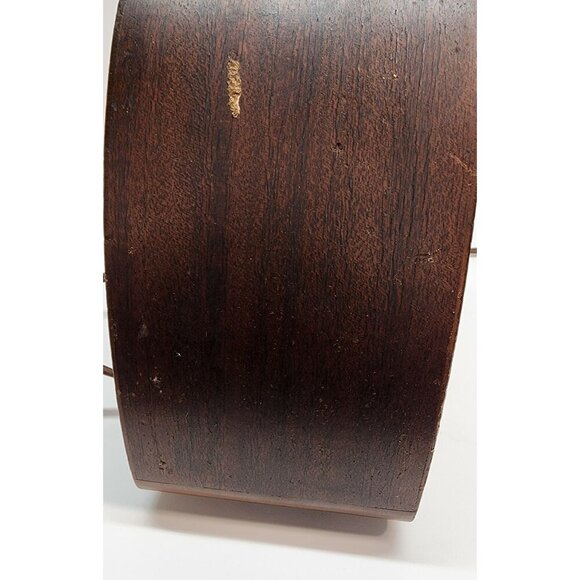 Vintage Seth Thomas Wood Mantel Clock With Brass Accents - Picture 14 of 16